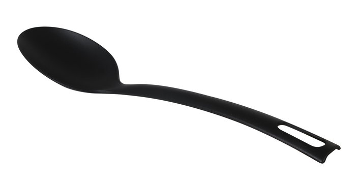 Quttin Set de 6 Utensilios de Cocina de Nylon Negro - Dimensiones: 31,8 cm Alto, 9,9 cm Largo, 9,4 cm Ancho (8 Cajas)