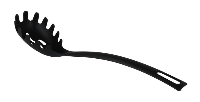 Quttin Set de 6 Utensilios de Cocina de Nylon Negro - Dimensiones: 31,8 cm Alto, 9,9 cm Largo, 9,4 cm Ancho (8 Cajas)