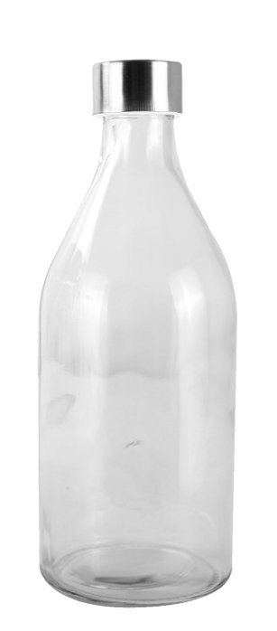 Anna Botella de Vidrio 1L con Tapa Metálica Round A (6 Unidades) inevitablemente resalta la marca y el pack. Anna Botella de Vidrio 1L con Tapa Metálica Round A (6 Unidades) inevitablemente resalta la marca y el pack.