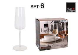 Royal Leerdam Set 6 Copas Champagne Leyda 23 cl
