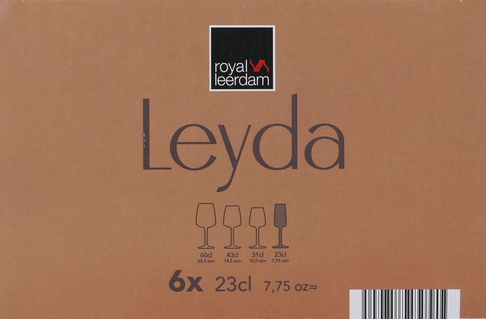 Royal Leerdam Set 6 Copas Champagne Leyda 23 cl