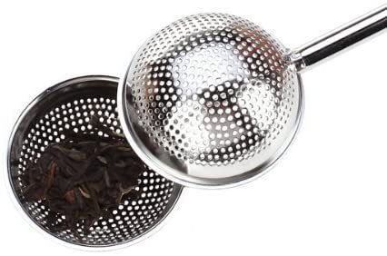 Quttin Filtro para Té e Infusiones, Reutilizable, Acero Inoxidable, Dimensiones: 21,9 x 7 x 4,3 cm (24 Unidades)