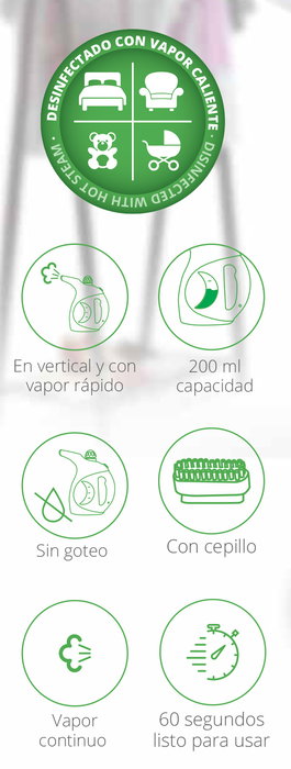 Kiwi Plancha Vapor Vertical Portátil 900W 200ml