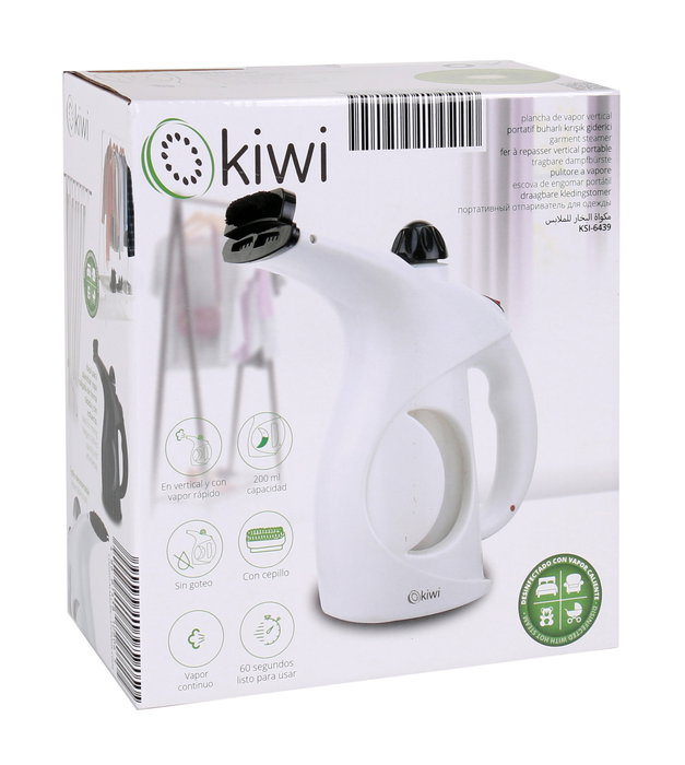 Kiwi Plancha Vapor Vertical Portátil 900W 200ml
