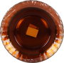 Duralex Plato Hondo Picardie, 23 cm de diámetro, Color Ámbar, Vidrio Templado (48 Unidades)