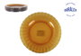 Duralex Plato Llano Ambar Picardie 23 cm - Cristalería de Vidrio Templado (48 Unidades)