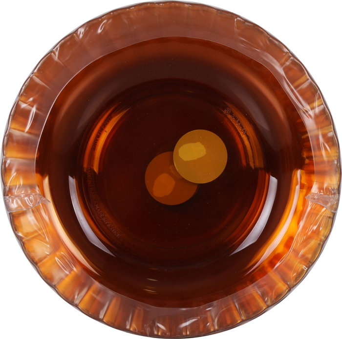 Duralex Plato Postre Picardie 20.5 cm - Cristal Templado de Color Ámbar (48 Unidades)