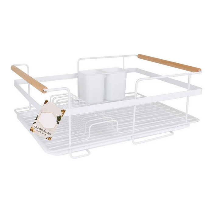 Escurridor para Fregadero Confortime Maison Metal Blanco Plástico (44,5 x 33 x 16 cm) Escurridor para Fregadero Confortime Maison Metal Blanco Plástico (44,5 x 33 x 16 cm)