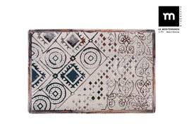 La Mediterranea Fuente Rectangular Grecia Elite Brillo 30 x 20 cm (6 Unidades) inevitable