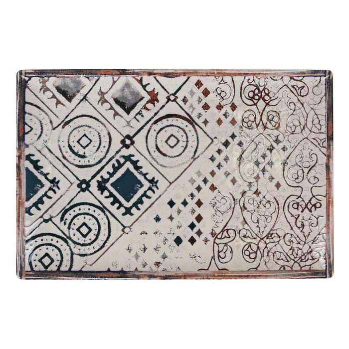 La Mediterranea Fuente Rectangular Grecia Elite Brillo 30 x 20 cm (6 Unidades) inevitable