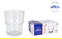 Duralex Set 6 Vasos Transparente Apilable 16 cl (12 Cajas)
