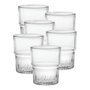 Duralex Set de 6 Vasos Apilables Transparentes 16 cl (12 Cajas)