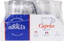 Duralex Set 6 Tazas de Café Apilables Caprice Transparentes 22 cl (8 Cajas)