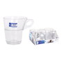 Duralex Set de 6 Tazas de Café Apilables Caprice Transparente 22cl