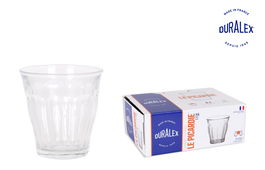 Duralex Set 6 Vasos Transparentes 90 cc Picardie ø6.5x6.5x7 cm (24 Cajas)