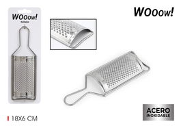 Wooow Rallador Curvo Acero 18 cm Privilege (48 Unidades)