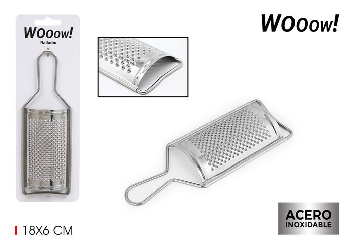 Wooow Rallador Curvo Acero 18 cm Privilege (48 Unidades) Wooow Rallador Curvo Acero 18 cm Privilege (48 Unidades)