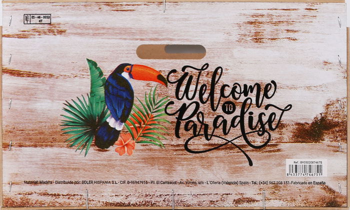 Confortime Caja Wood Brillo Paradise 58 x 39 x 23 cm (3 Unidades)