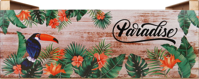 Confortime Caja Wood Brillo Paradise 58 x 39 x 23 cm (3 Unidades)