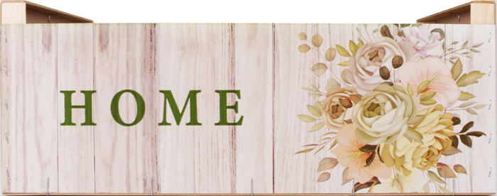 Confortime Caja Wood Brillo 58 x 39 x 23 cm Sweet H. (3 Unidades)