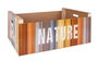 Confortime Caja Wood Brillo Nature C 58 cm x 39 cm x 23 cm (3 Unidades)