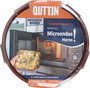 Quttin Fiambrera de Acero Inoxidable 2 Litros, Apta para Microondas y Horno, 19,5 x 19,5 x 10,5 cm (12 Unidades)