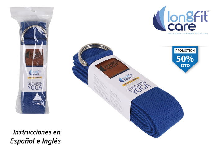 Inde Cinturon Yoga Longfit Sport 249 cm (6 Unidades)