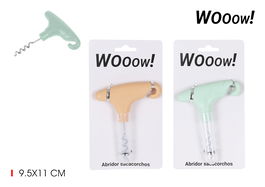 Wooow Sacacorchos Privilege Abridor 12 cm Ancho 9.5 cm Alto 1.8 cm (36 Unidades)