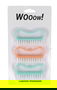 Wooow Set-3 Cepillos Plástico Multiuso Privilege 2.5 cm x 4.5 cm x 8 cm (36 Unidades)
