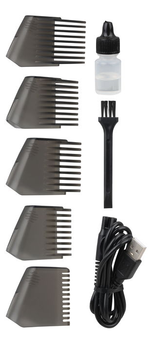 Aprilla Máquina Corta Pelo Recargable USB con AC (6 Unidades)