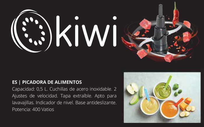 Kiwi Picadora 500 ml 400 W
