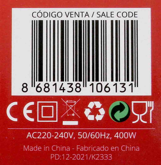 Kiwi Picadora 500 ml 400 W