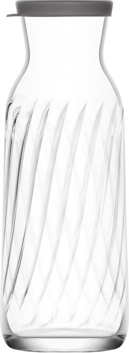 Lav Botella Decantador Fonte, 1.2 Litros, Modelo +T, Dimensiones 9.1 x 25.2 x 9.1 cm (12 Unidades)