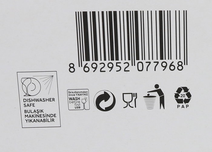 Lav Set 6 Vasos Sidra 510cc Bodega 9x9x12 cm (8 Cajas)