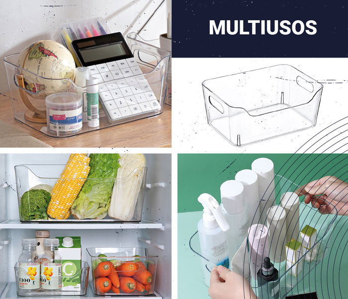 Quttin Organizador Multiusos 22,8 x 16,1 x 9,5 cm (12 Unidades)