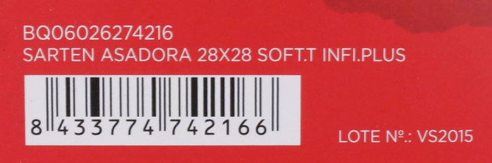 Quttin Sartén Asadora Infinity Soft.T 28.5x47x6 cm Quttin Sartén Asadora Infinity Soft.T 28.5x47x6 cm
