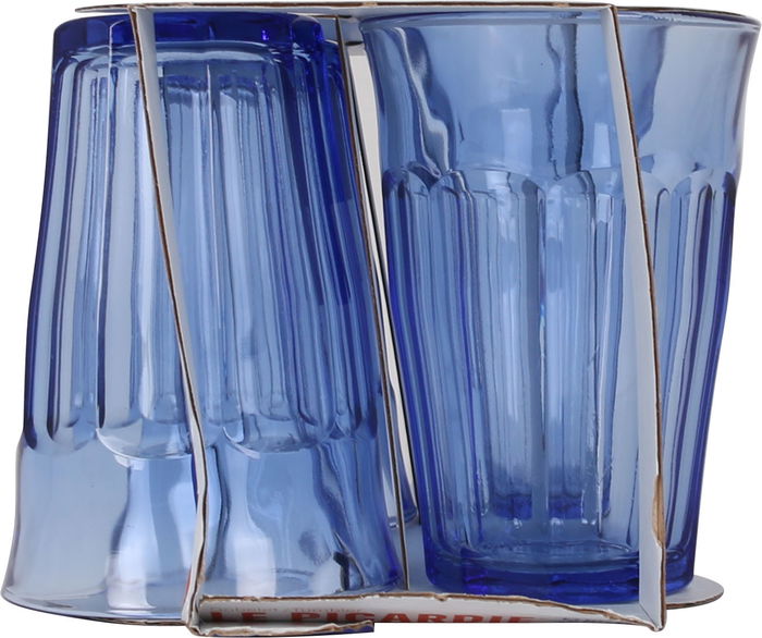 Duralex Set 4 Vasos Picardie Marine 360 cc Ø8.8x12.4 cm (8 Cajas)