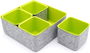 Confortime Set 5 Piezas Organizador de Fieltro, 25.2 x 25 x 10 cm (6 Unidades)
