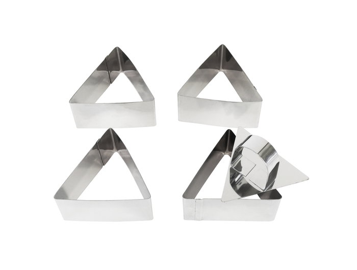 Quttin Set de 4 Moldes para Repostería con Expulsor, Incluye Variedad de Formas (12 Unidades)