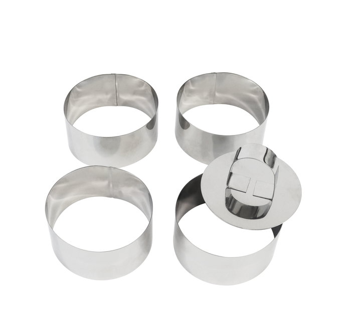 Quttin Set de 4 Moldes para Repostería con Expulsor, Incluye Variedad de Formas (12 Unidades)