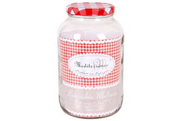 La Mediterranea Bote Vidrio 4L C/Tapa "Galon 110" 15,9x26x15,9 cm (6 Unidades)