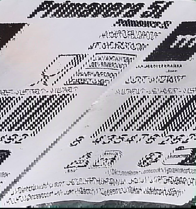 Inde Botella Vidrio 5L Primavera Grabada (2 Unidades) Inde Botella Vidrio 5L Primavera Grabada (2 Unidades)