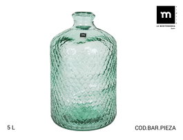 Inde Botella Vidrio 5L Primavera Grabada (2 Unidades)