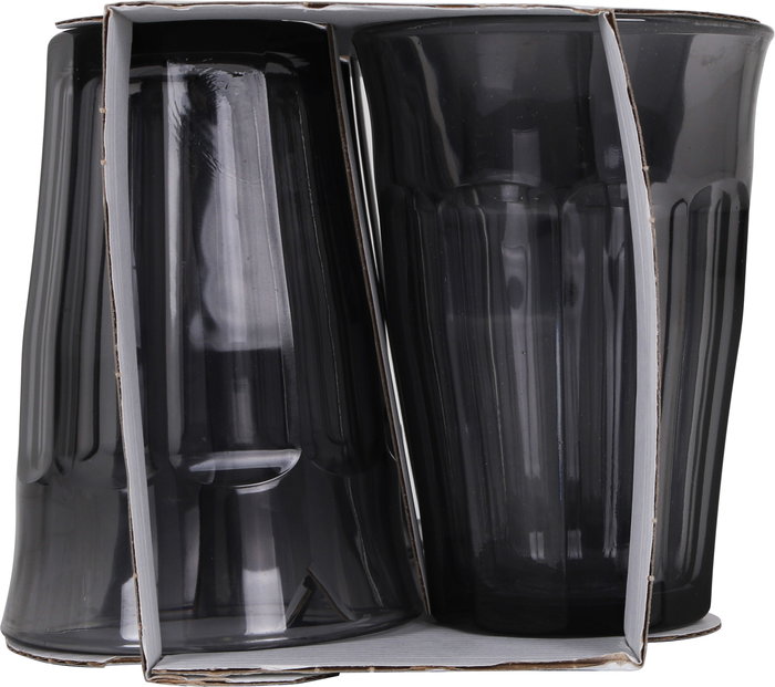 Duralex Set 4 Vasos Gris Picardie 360 cc (8 Cajas)