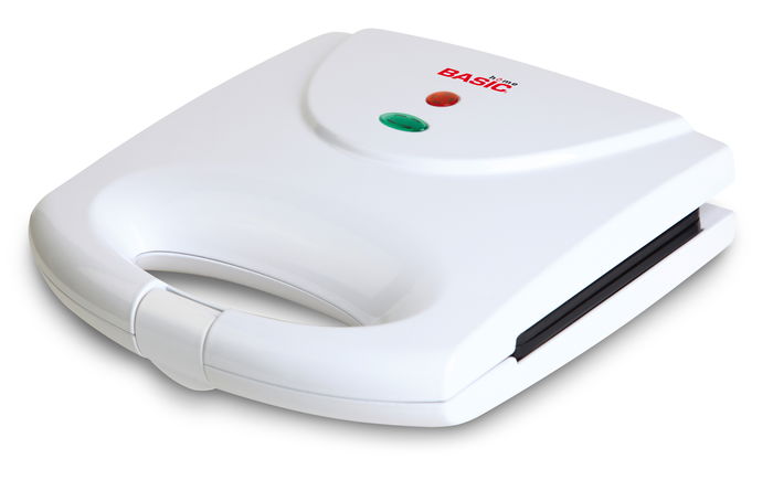 Basic Home Sandwichera Plana Blanca 700-800 W, 21.8 x 21.5 x 6.5 cm (4 Unidades) Basic Home Sandwichera Plana Blanca 700-800 W, 21.8 x 21.5 x 6.5 cm (4 Unidades)