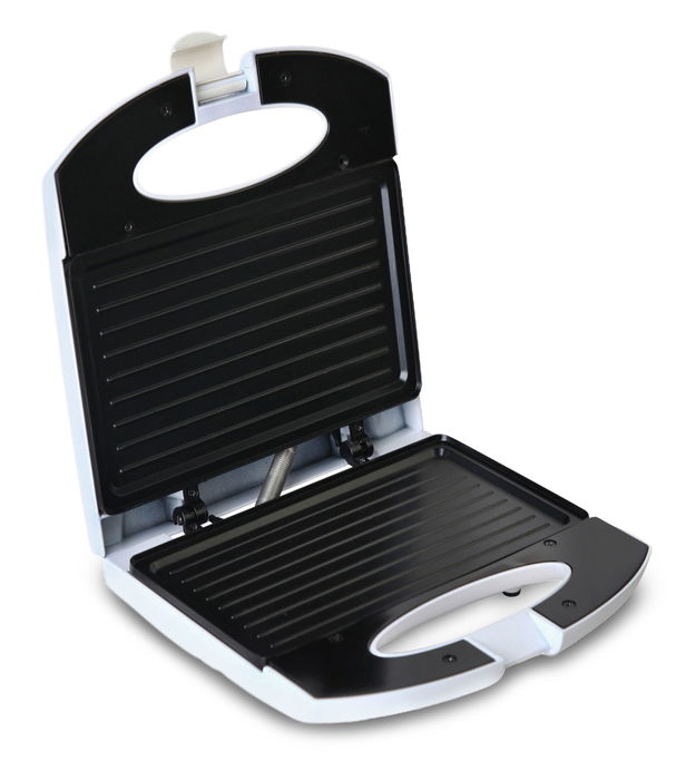 Basic Home Sandwichera Plana Blanca 700-800 W, 21.8 x 21.5 x 6.5 cm (4 Unidades) Basic Home Sandwichera Plana Blanca 700-800 W, 21.8 x 21.5 x 6.5 cm (4 Unidades)