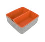 Confortime Set de 3 Organizadores de Fieltro, 25.2 cm x 25.2 cm x 10.5 cm (6 Unidades)