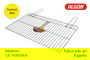 Algon Barbacoa Parrilla 68 x 40 cm Simple Zincada (3 Unidades)