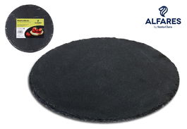 Santa Clara Plato Pizarra Ø25 cm "Alfares" (12 Unidades)