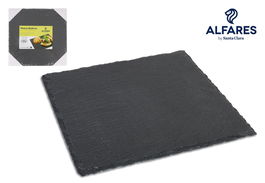 Santa Clara Plato Pizarra 25 cm x 25 cm "Alfares" (12 Unidades)